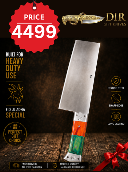Dir Pure Handmade Cleaver – Heavy Duty Qurbani Edition